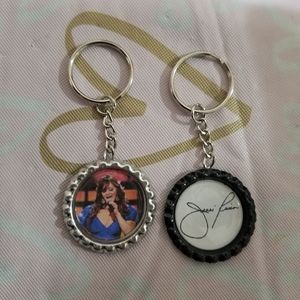 Jenni Rivera Bottle Cap Keychains